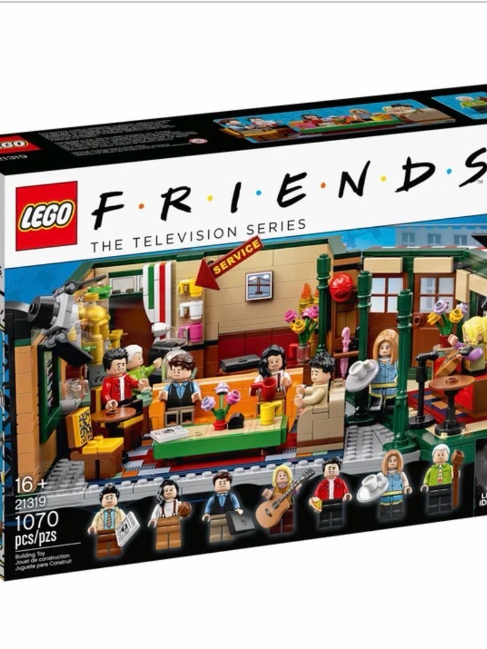 Lego Friends Central Perk Cafe Set - Brown, Green, Tan & Red